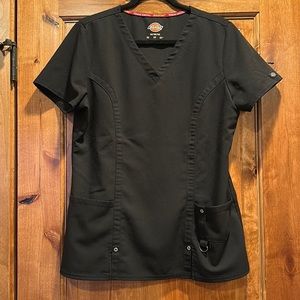 Dickies black scrub top!